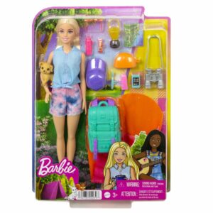 Barbie Camping Doll En Pi