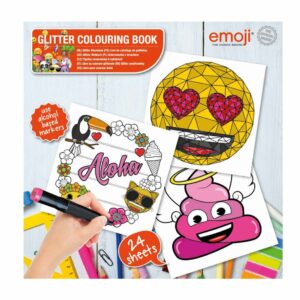 Emoji Glitter Kleurboek