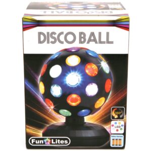 Disco Bol LED Zwart 15 Cm