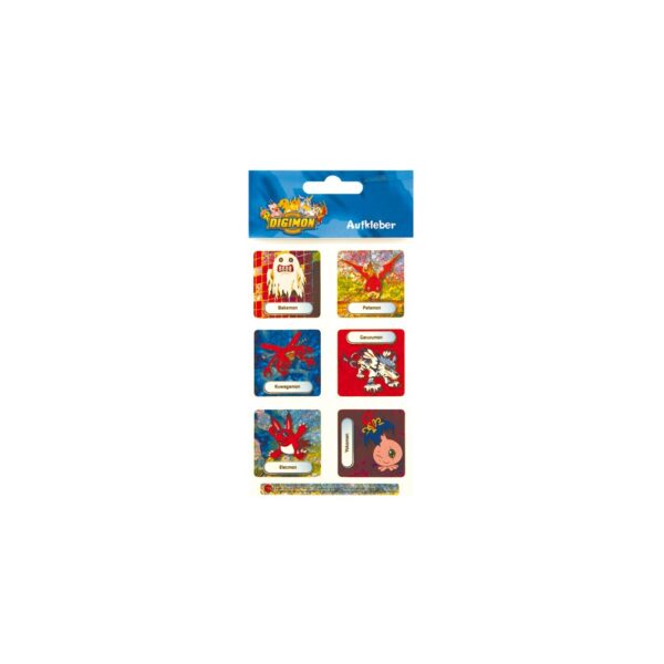 Stickers Digimon Assorti