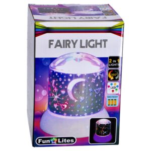 Disco Projectielamp Galaxy Battery Operated Wit