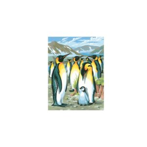 Schilderen Op Nummer Pinguïn