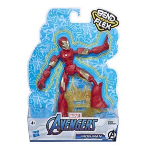 Marvel Avengers Bend 'n Flex Figuur Iron Man