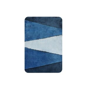 Dutch House Dijon badmat 60 x 90 cm blauw