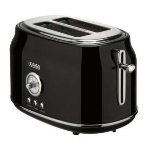 Bourgini Broodrooster retro toaster black