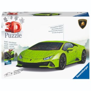 Ravensburger puzzel 3D Lamborghini Huracan Evo  groen