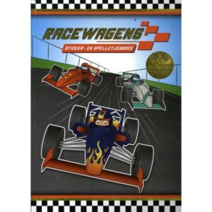 Boek Racewagens Sticker En Speelboek