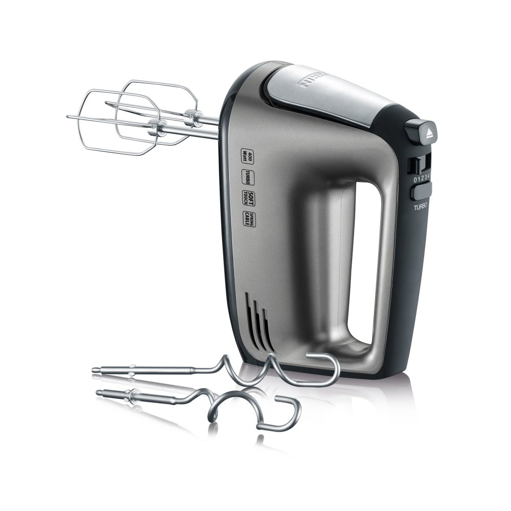 Severin Handmixer 400W grijs metallic HM 3832