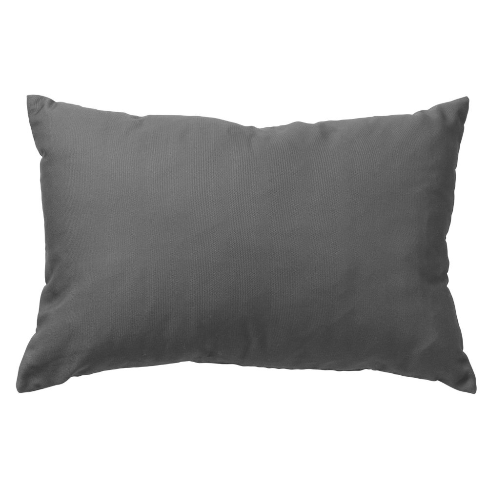 Dutch Decor Sierkussen Santorini outdoor 40 x 60 cm charcoal grey