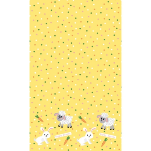 Paas Tafellaken Hoppy Easter 138x220 cm