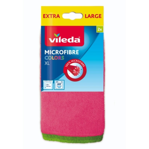 Vileda microvezeldoek colors xl 2 stuks