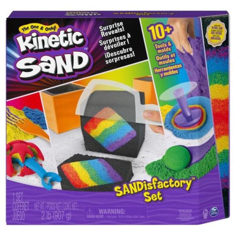 Kinetic Sand Sand Factory Set Pk4