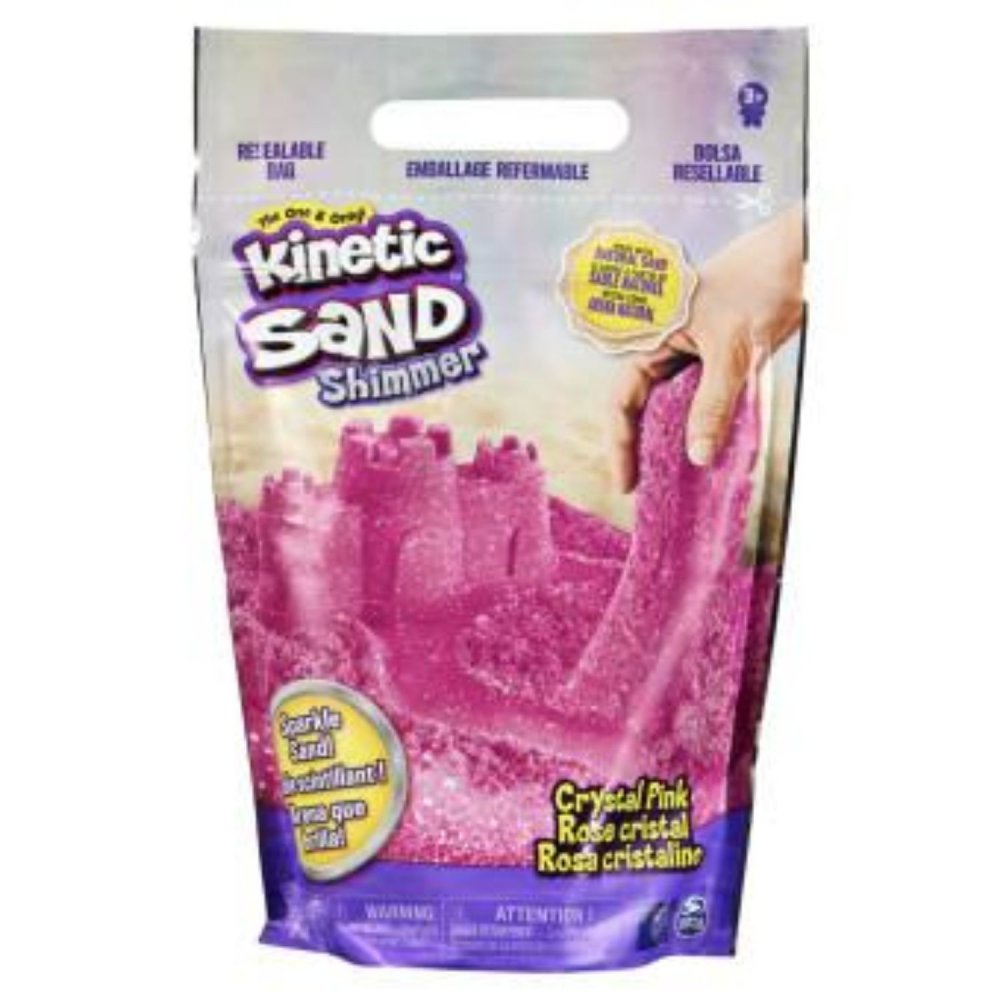 Kinetic Sand Glitter Sand Bag Crystal Pink - 907 g