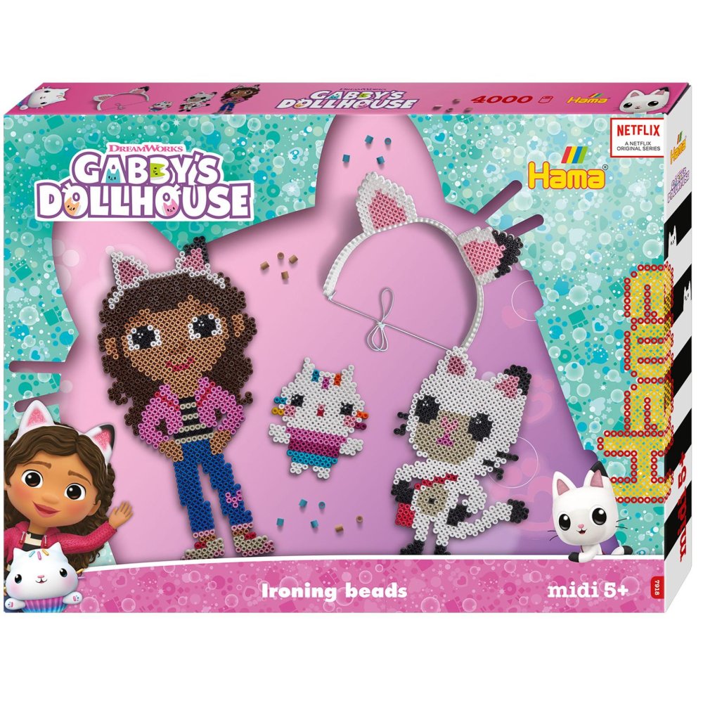 Hama strijkkralen 4000 stuks Gabby's Dollhouse