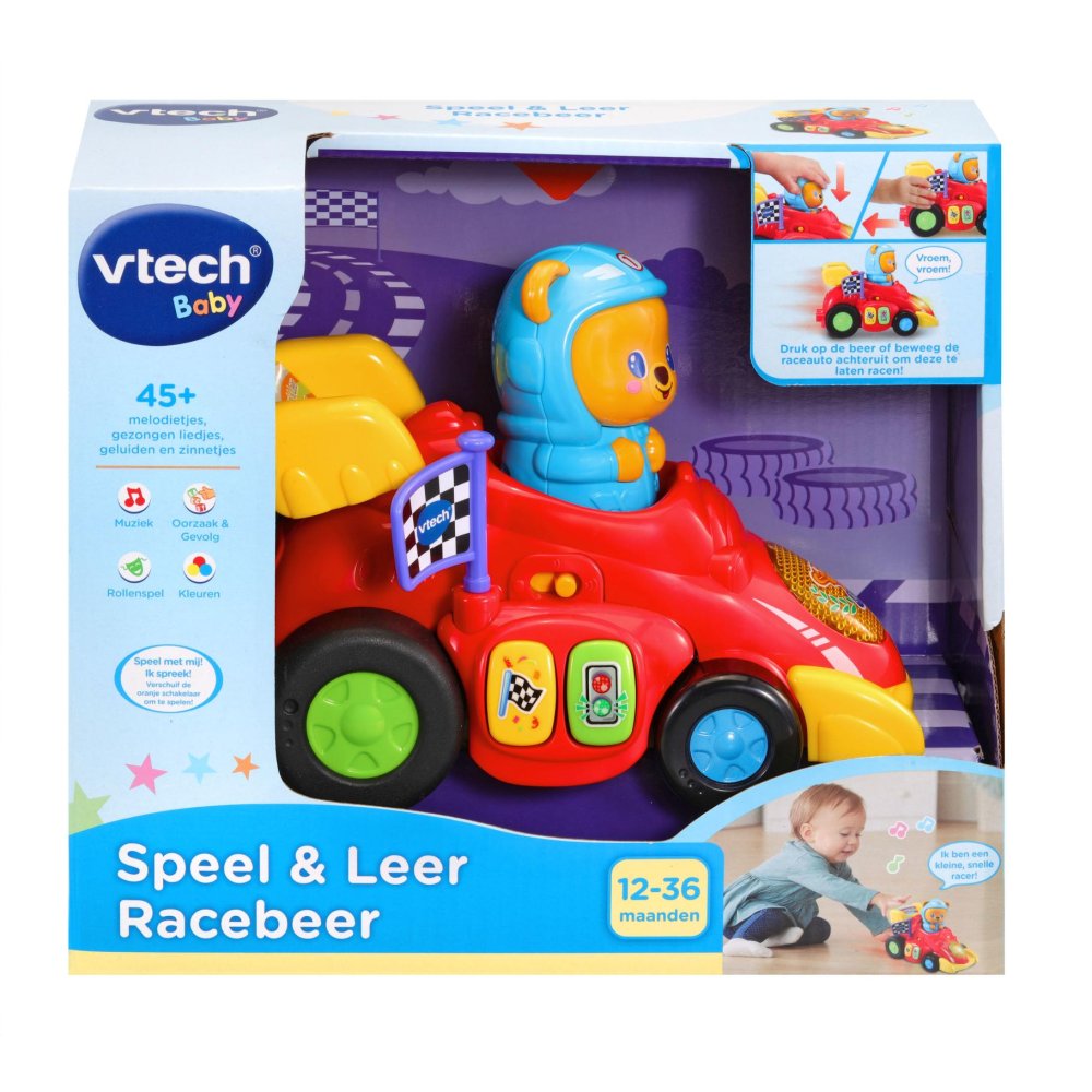 Vtech Baby Speel & Leer Racebeer