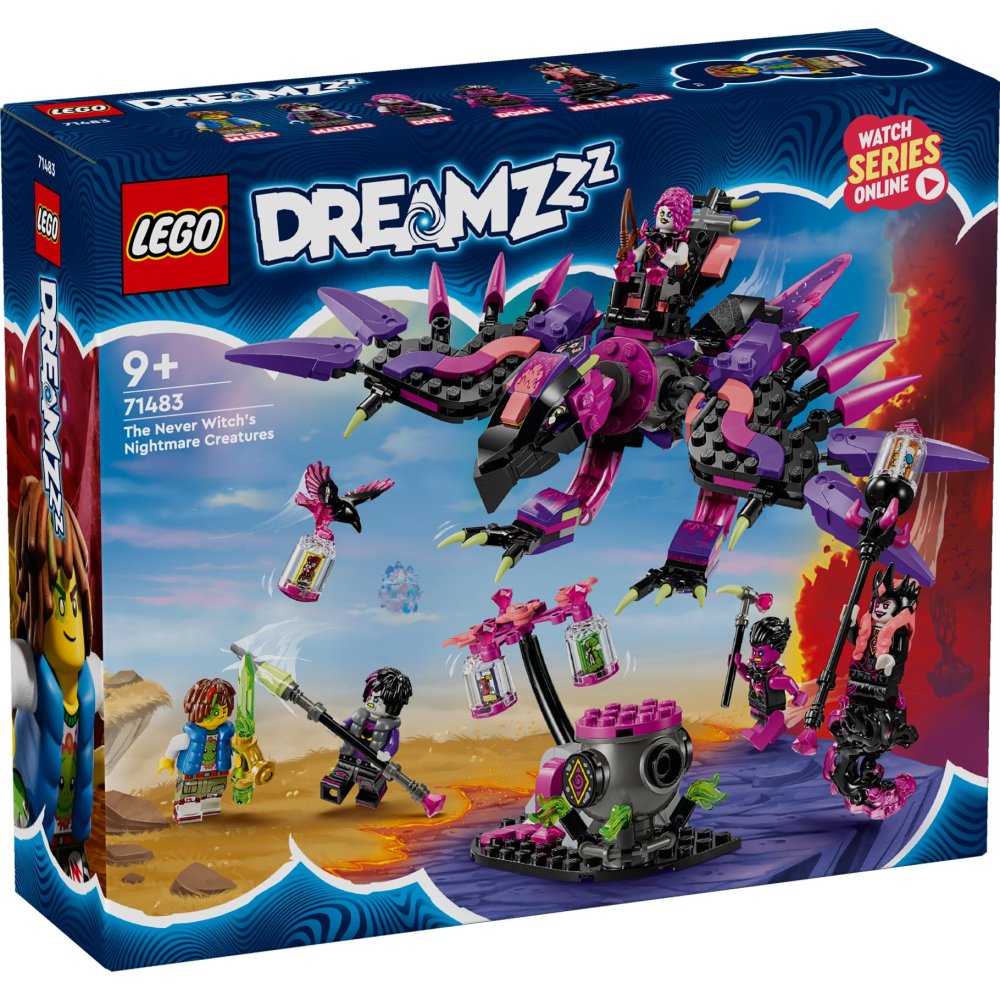 LEGO 71483 Dreamzzz De nachtmerriewezens van de  Neder Heks