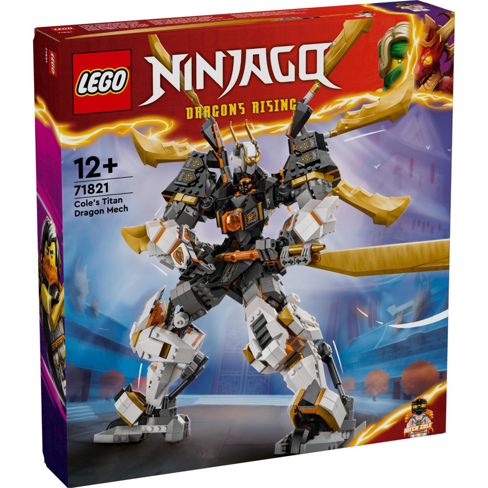 LEGO 71821 Ninjago Cole's Reusachtige Drakenmecha