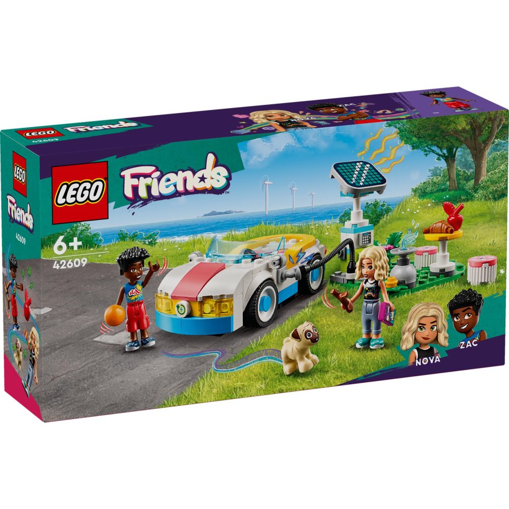 LEGO 42609 Friends Elektrische Auto En Oplaadpunt