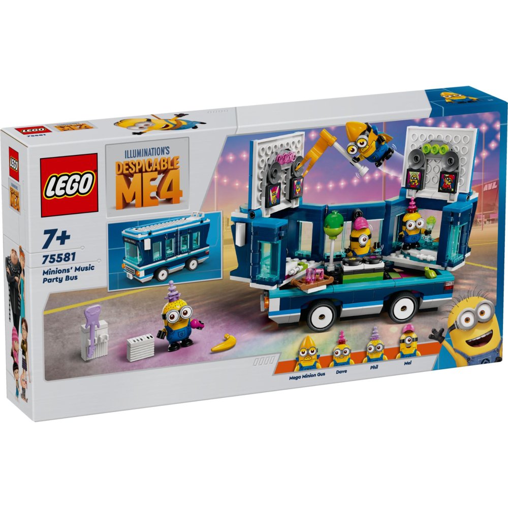 LEGO 75581 Minions Muzikale feestbus van de  Minions