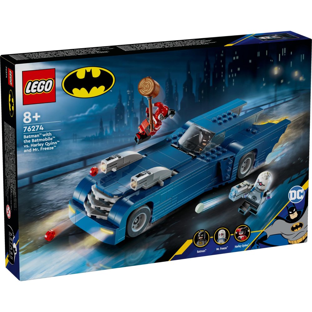 LEGO 76274 Super Heroes DC Batman met de Batmobile vs. Harley Quinn™ en Mr. Freeze