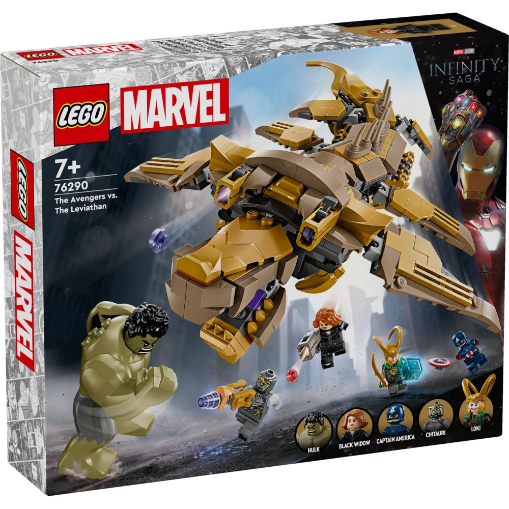 LEGO 76290 Super Heroes Marvel De Avengers vs. de  Leviathan