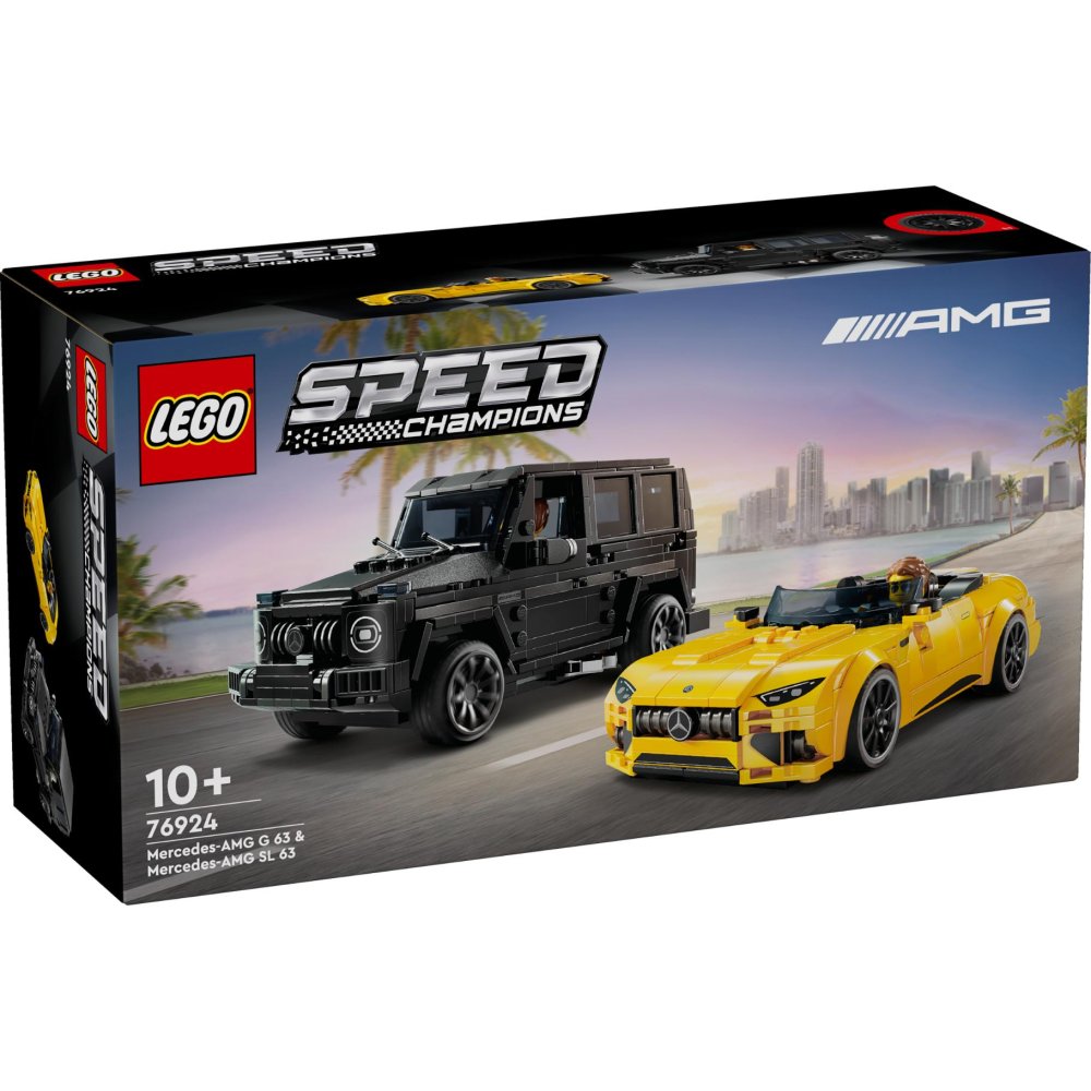 LEGO 76924 Speed Champions Mercedes-AMG G 63 en  Mercedes-AMG SL 63
