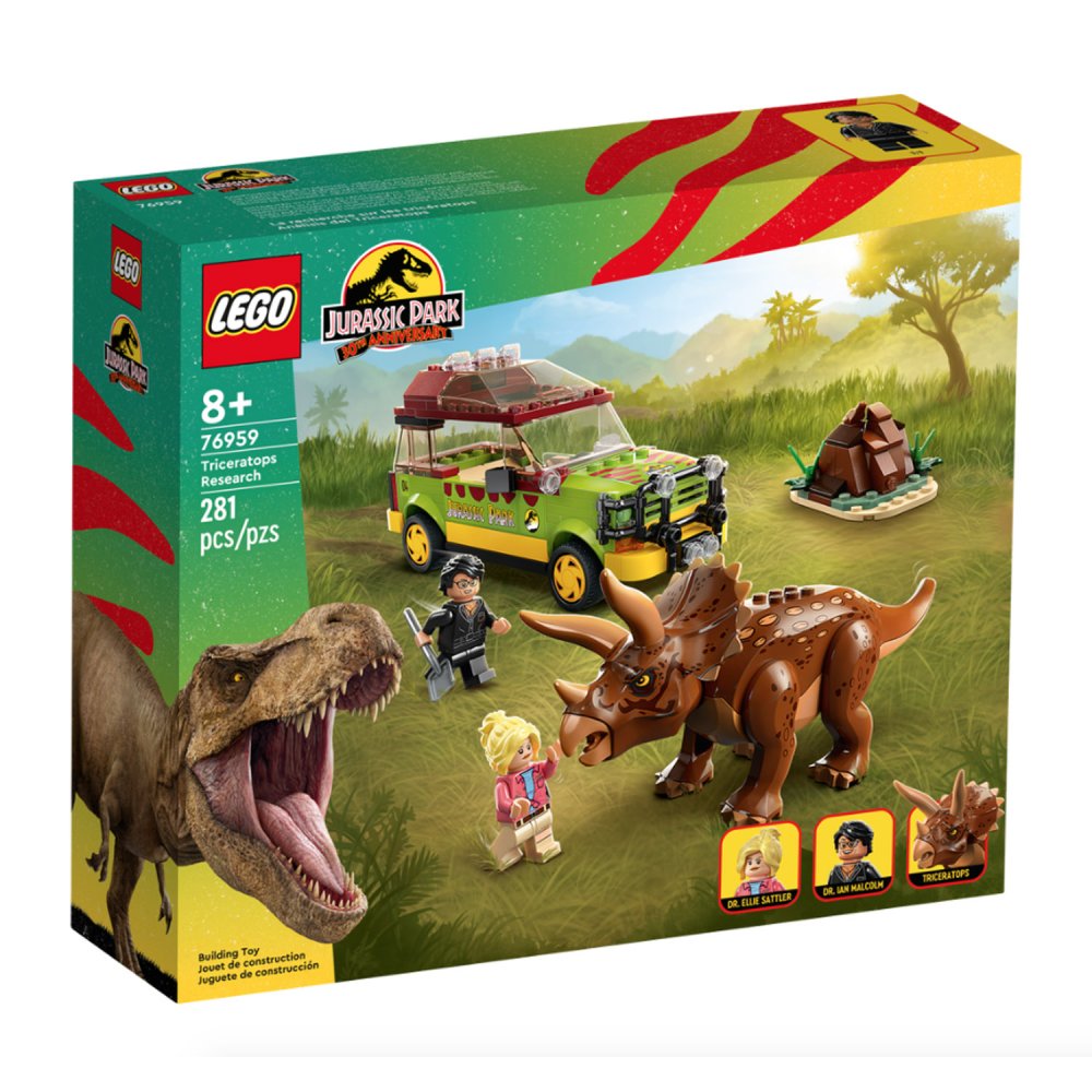 LEGO 76959 Jurassic World Triceraptops Onderzoek