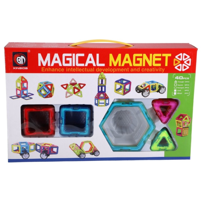 Magnetische tegels diverse vormen 40 delig 5