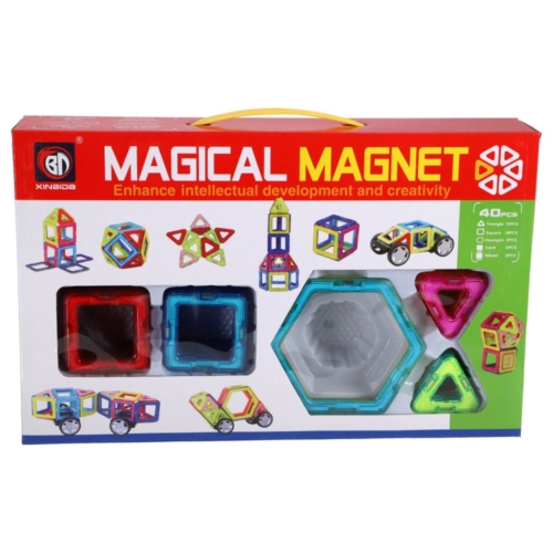Magnetische tegels diverse vormen 40 delig 5