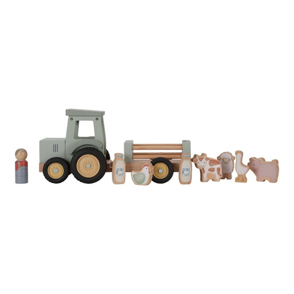 Little Farm Tractor Met Trailer