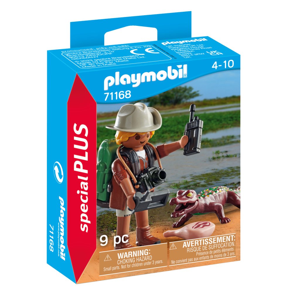 Playmobil Special Plus 71168 Onderzoeker met kaaiman