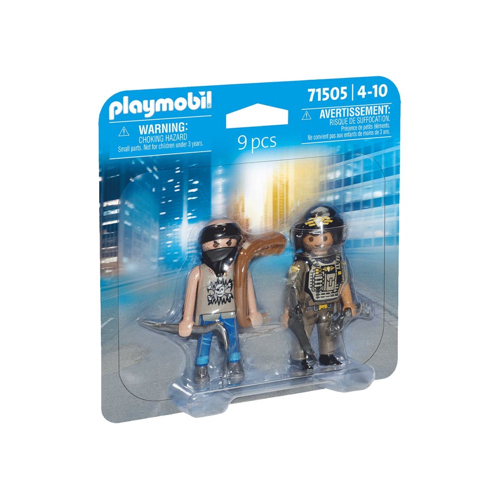 Playmobil 71505 Duopacks Tactische Politie-Eenheid en Bandiet