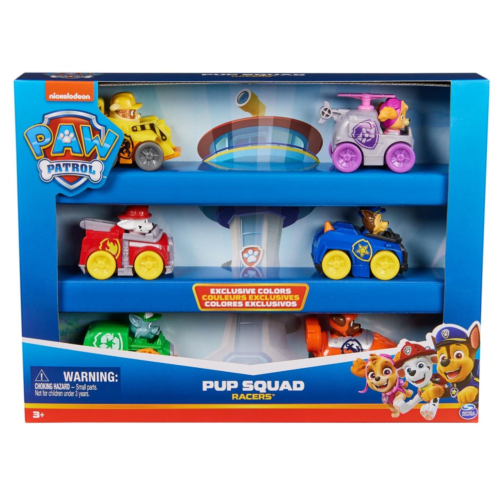 Paw Patrol Pup Squad Racers 6 Pack