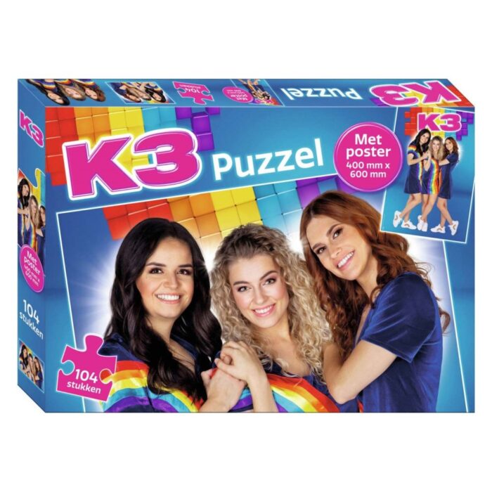 K3 Puzzel Met Poster