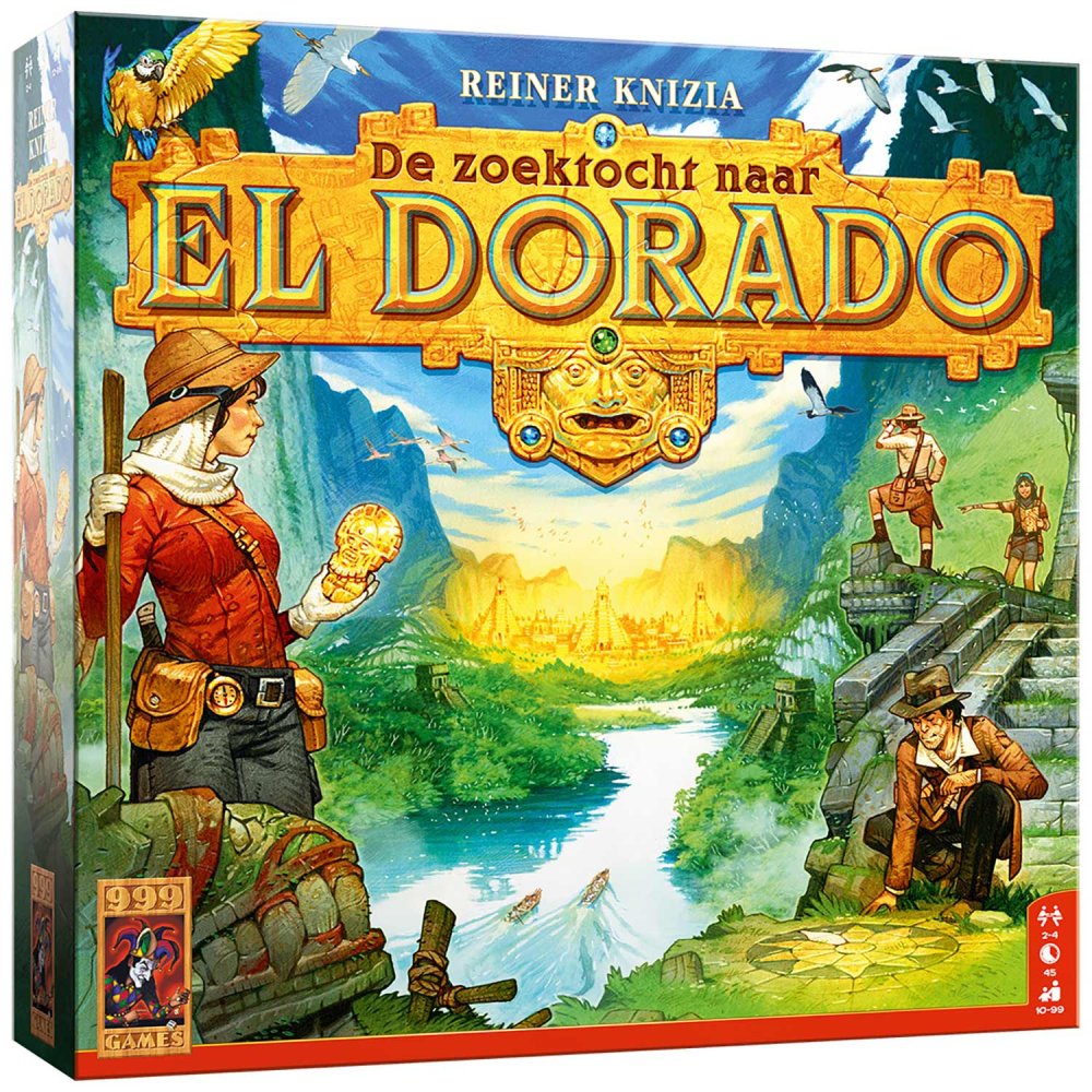 De Zoektocht Naar El Dorado - Bordspel
