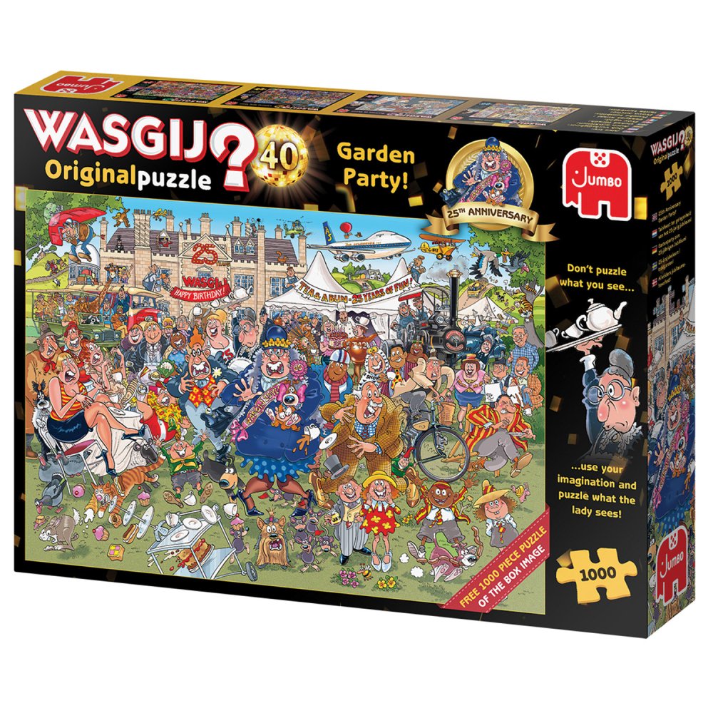 Puzzel Wasgij Original 40 25th Anniversary  2x 1000 Stukjes