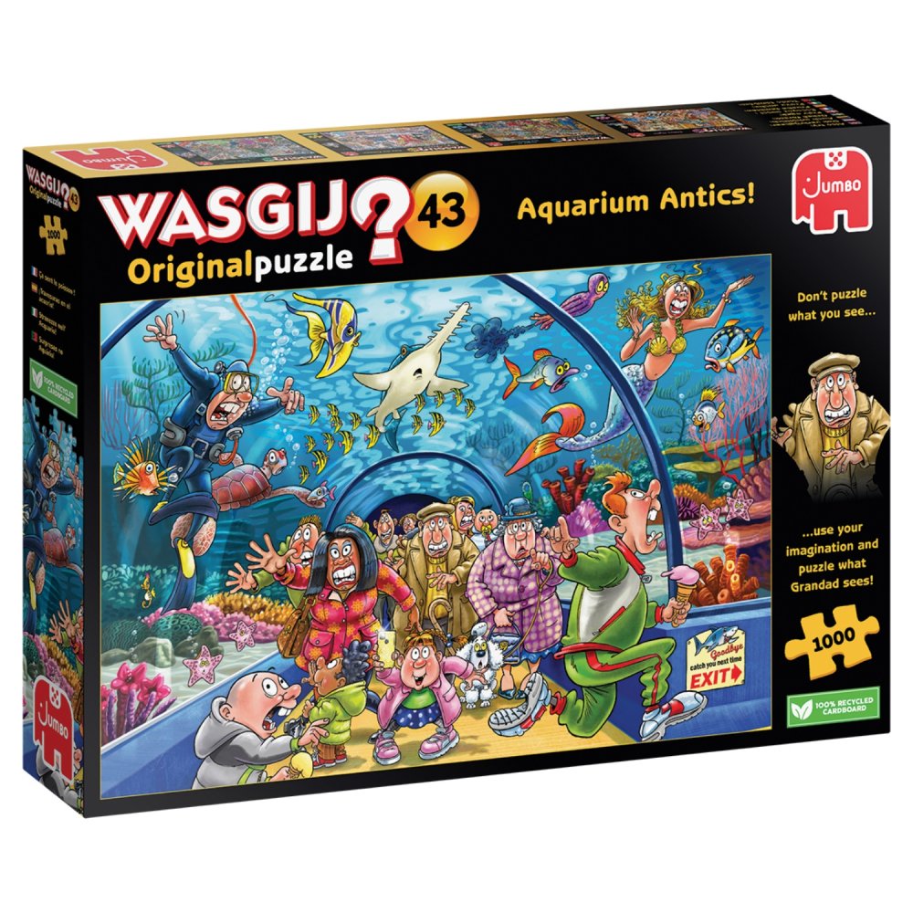 Wasgij Original Puzzel 43 Aquarium Antics 1000 st.