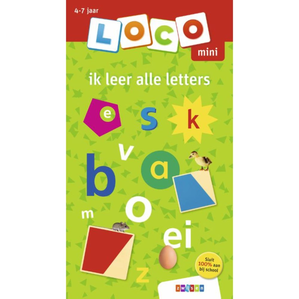 Loco Oefenboekje Mini Ik Leer Alle Letters