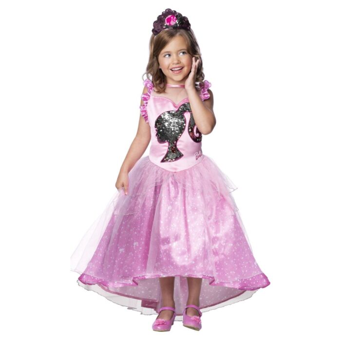 Barbie Princess Verkleedkleding - jurk 3-4 Jaar