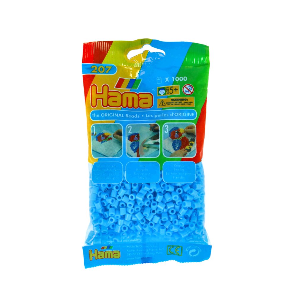 Hama Strijkkralen 1000 Stuks Blauw