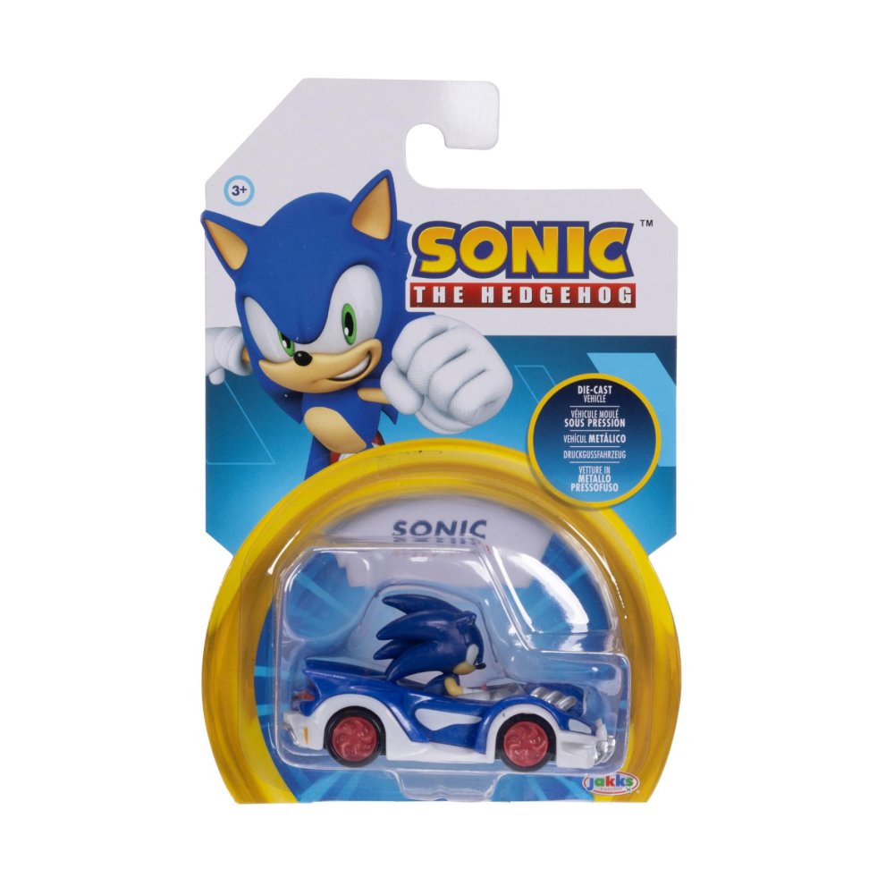 Sonic die cast auto 1:64 assorti