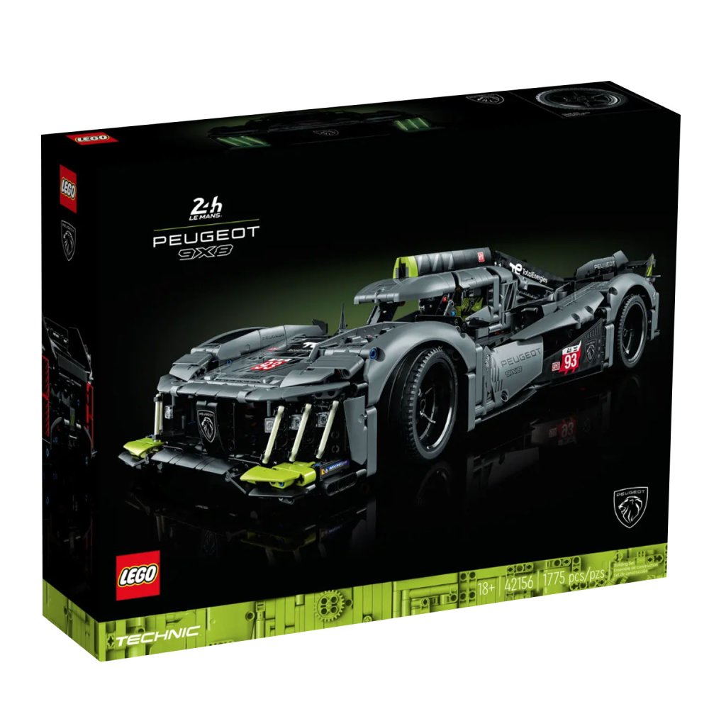 LEGO 42156 Technic PEUGEOT 9X8 24H Le Mans Hybrid  Hypercar