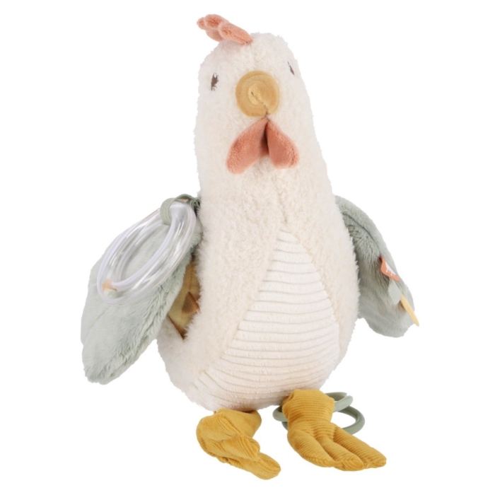 Little Farm Activiteitenknuffel Kip 25cm