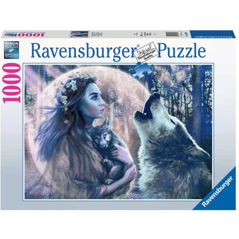 Ravensburger puzzel magie van het maanlicht 1000  stukjes