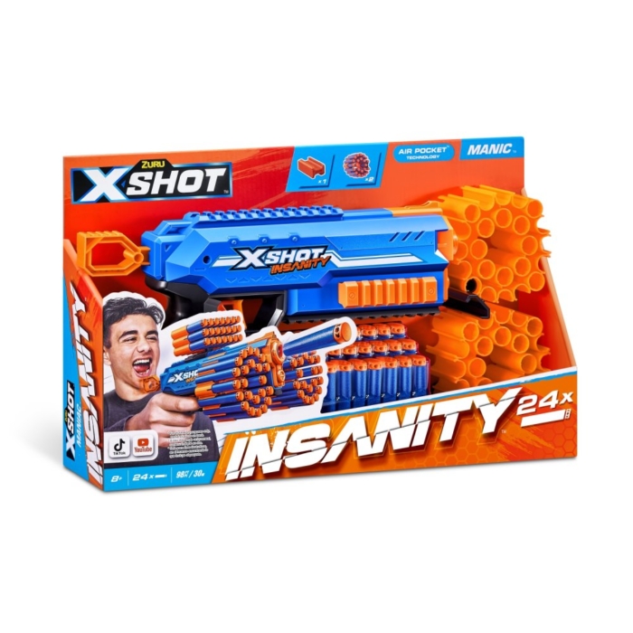 Zuru X-Shot insanity manic (24 darts)