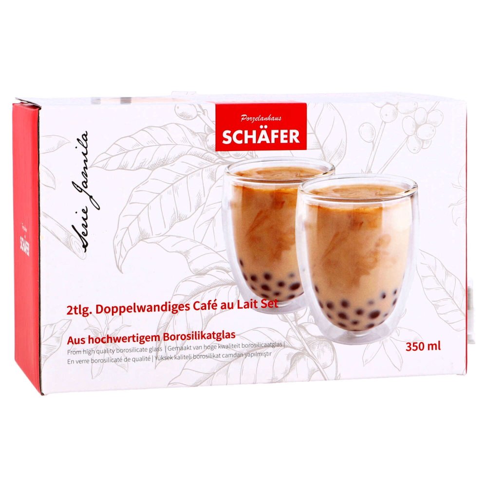 Mok dubbelwandig 350ml set van 2