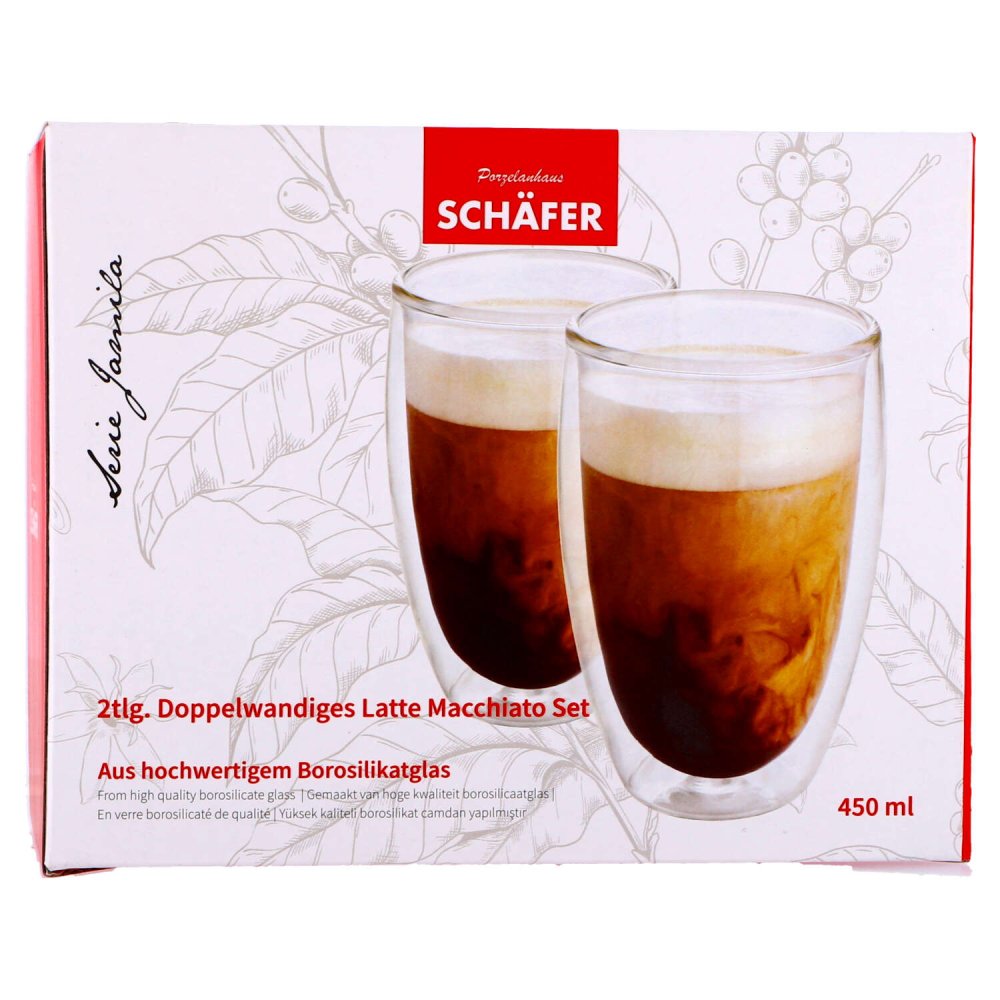 Mok dubbelwandig 450ml set van 2