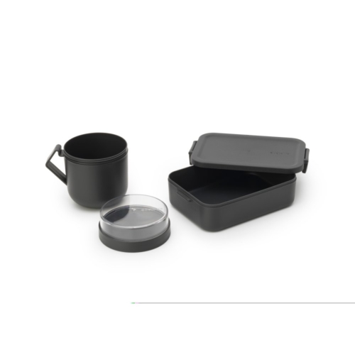 Brabantia lunchset Make & Take 2-delig Dark Grey