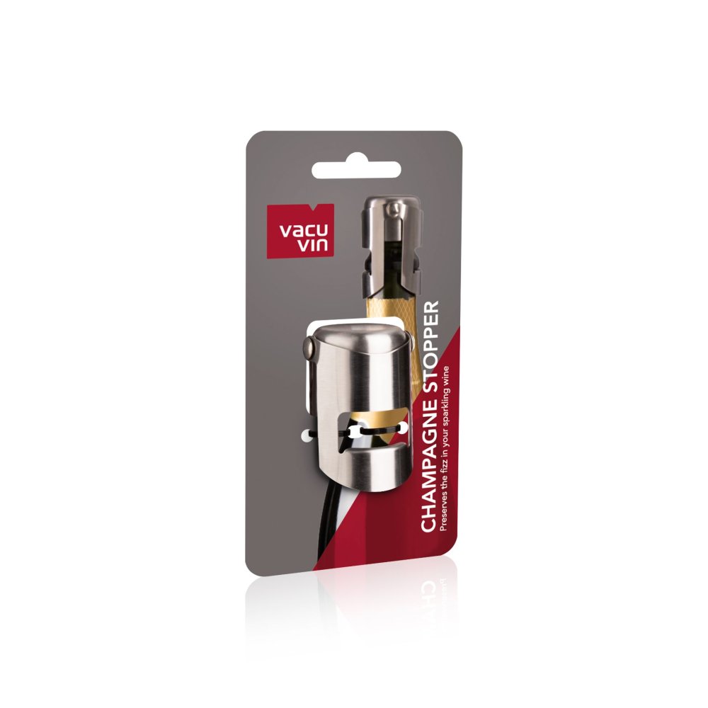 Vacu Vin champagne stopper rvs