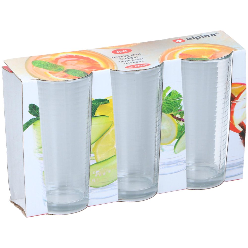 Drinkglas 270 ml 3 stuks